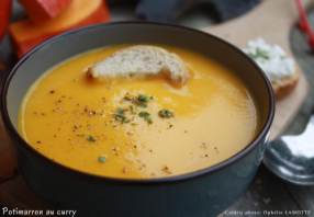 Potage - Soupes - Potimarron au curry